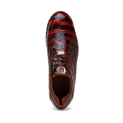 Marco Di Milano Vulcan Rustic Cognac Alligator Sneakers 4 VULCAN_ALLIGATOR_RUSTIC COGNAC_8  - from alligatorwarehouse.com