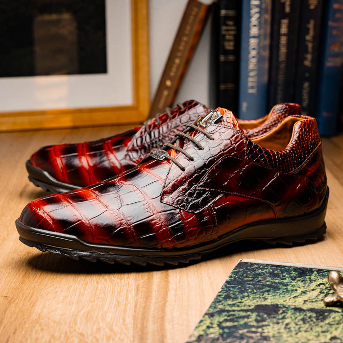Marco Di Milano Vulcan Rustic Cognac Leather Shoe