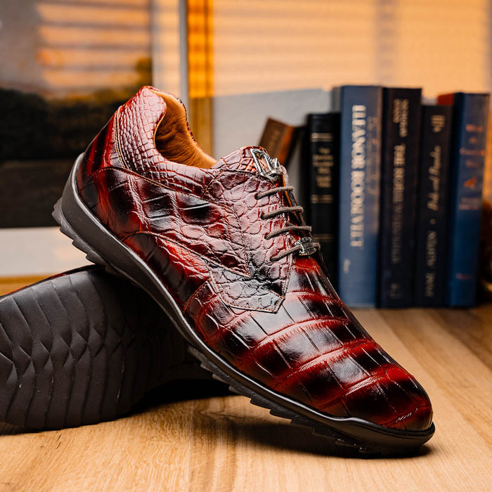 Marco Di Milano Vulcan Rustic Cognac Leather Shoe