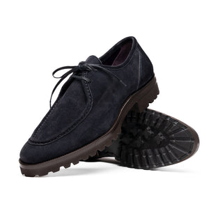 Zelli Wallaby Italian Suede Lace Up Navy (26-303-NVY)