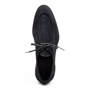 Zelli Wallaby Italian Suede Lace Up Navy (26-303-NVY)