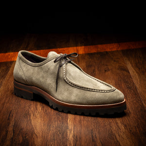 Zelli Wallaby Italian Suede Lace Up Sage (26-303-SGE)