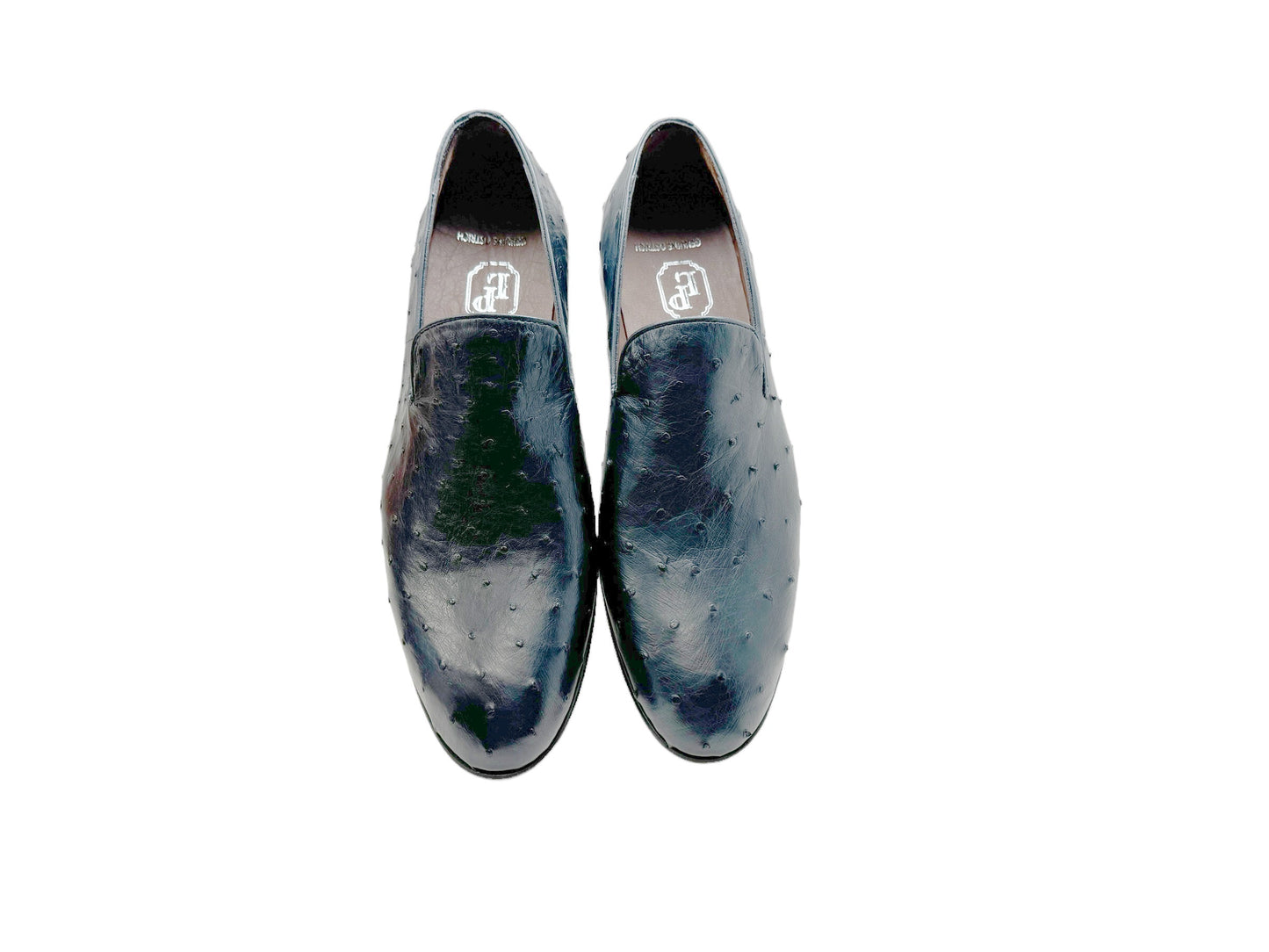 P000508 - Warren Ostrich Loafer- Navy