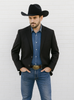 Western Blazer - Saco Para Hombre - Cowboy Blazer in Black Color 7   - from alligatorwarehouse.com