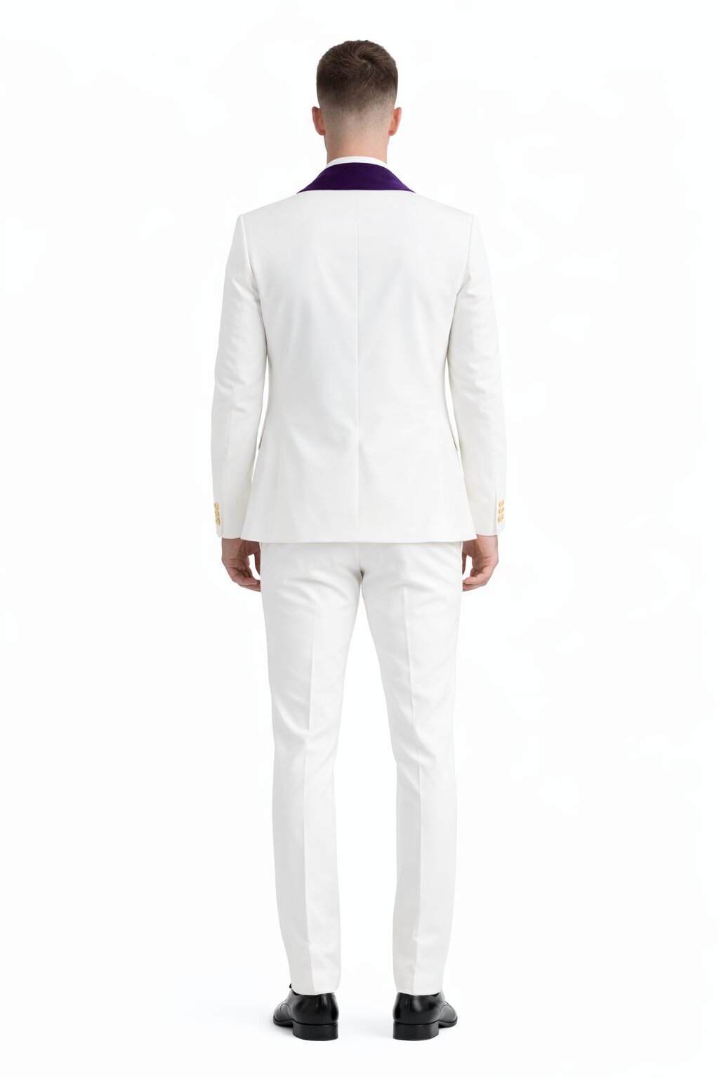 Purple Prom Suit - Purple Prom Outfit -White and Purple Prom  Tuxedo