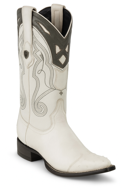 Men's Wild West Smooth Ostrich Skin 3X Toe Boots 29504-B