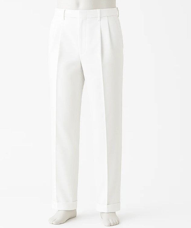 Mens Pleated Pants - Classic Style