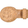 Men's Wild West Caiman Skin Cowboy Belt 2C110211 2 2C110211-32  - from alligatorwarehouse.com