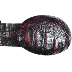 Men's Wild West Caiman Skin Cowboy Belt 2C110218 2 2C110218-32  - from alligatorwarehouse.com