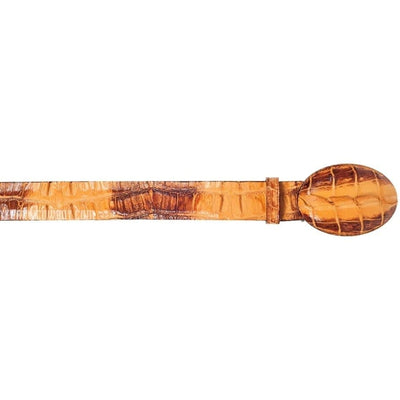 Men's Wild West Caiman Skin Cowboy Belt 2C110276 1 2C110276-32  - from alligatorwarehouse.com