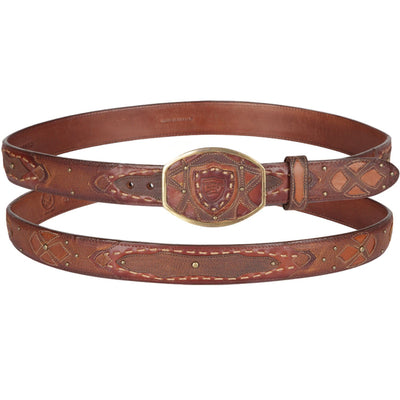 Men's Wild West Genuine Leather Fashion Belt 2C11FE2751 1 2C11FE2751-32  - from alligatorwarehouse.com