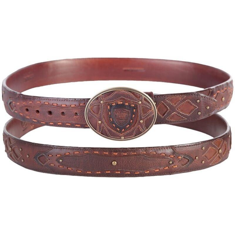 Men's Wild West Genuine Leather Fashion Belt 2C11FE9940 1 2C11FE9940-32  - from alligatorwarehouse.com