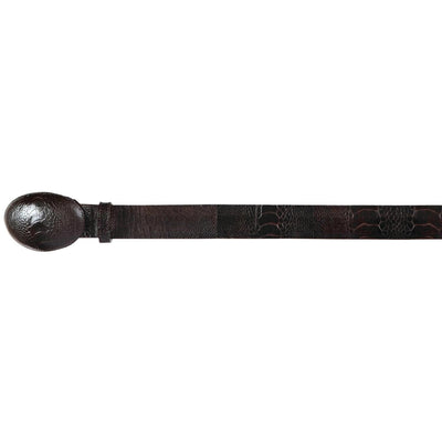 Men's Wild West Ostrich Leg Skin Cowboy Belt 2C110507 1 2C110507-32  - from alligatorwarehouse.com