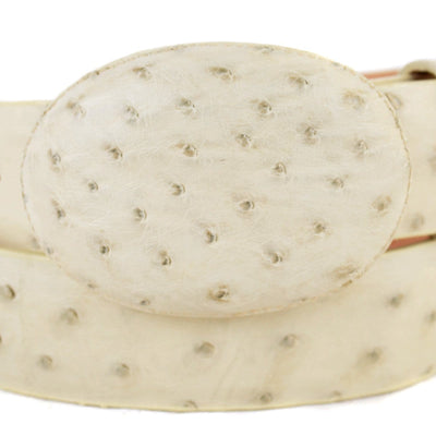 Men's Wild West Ostrich Skin Cowboy Belt 2C110304 3 2C110304-32  - from alligatorwarehouse.com