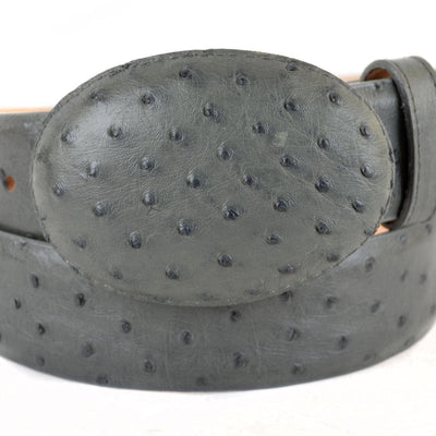 Men's Wild West Ostrich Skin Cowboy Belt 2C110309 3 2C110309-32  - from alligatorwarehouse.com