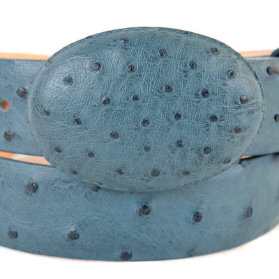 Men's Wild West Ostrich Skin Cowboy Belt 2C110314 2 2C110314-32  - from alligatorwarehouse.com