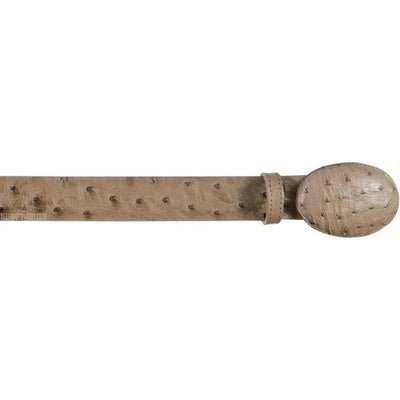 Men's Wild West Ostrich Skin Cowboy Belt 2C110365 1 2C110365-32  - from alligatorwarehouse.com