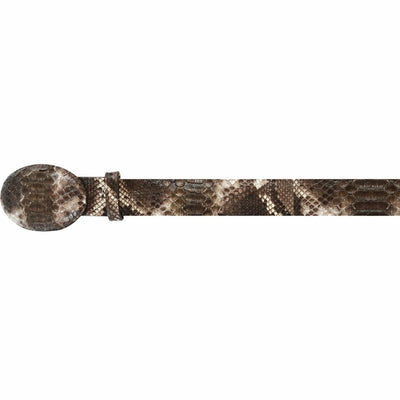Men's Wild West Python Skin Cowboy Belt 2C115785 1 2C115785-32  - from alligatorwarehouse.com