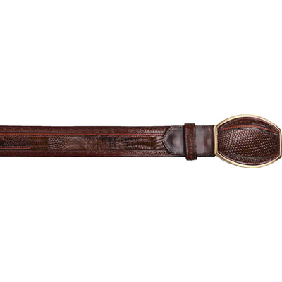 Men's Wild West Teju Lizard Laser Design Casual Belt 2C24U0716 1 2C24U0716-32  - from alligatorwarehouse.com