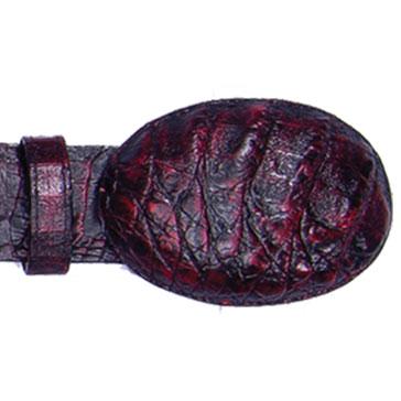 Men's Wild West Caiman Belly Skin Cowboy Belt 2C118218 3 2C118218-32  - from alligatorwarehouse.com