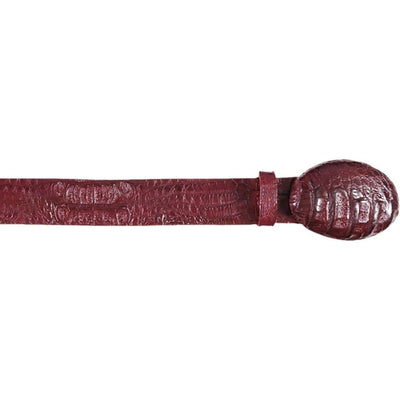 Men's Wild West Caiman Skin Cowboy Belt 2C110206 1 2C110206-32  - from alligatorwarehouse.com