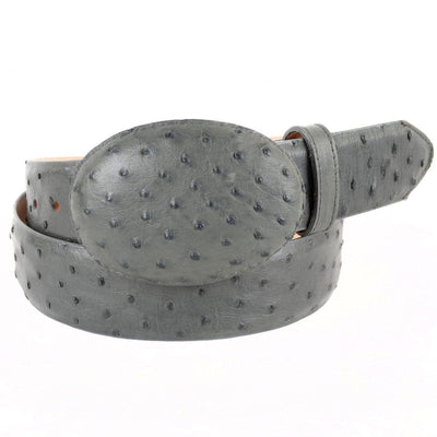 Men's Wild West Ostrich Skin Cowboy Belt 2C110309 1 2C110309-32  - from alligatorwarehouse.com