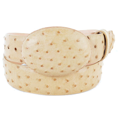 Men's Wild West Ostrich Skin Cowboy Belt 2C110311 1 2C110311-32  - from alligatorwarehouse.com