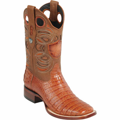 Men's Wild West Caiman Belly Ranch Toe Boots 282482 1 28248203-060  - from alligatorwarehouse.com