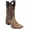 Men's Wild West Caiman Belly Ranch Toe Boots 282482 3 28248203-060  - from alligatorwarehouse.com
