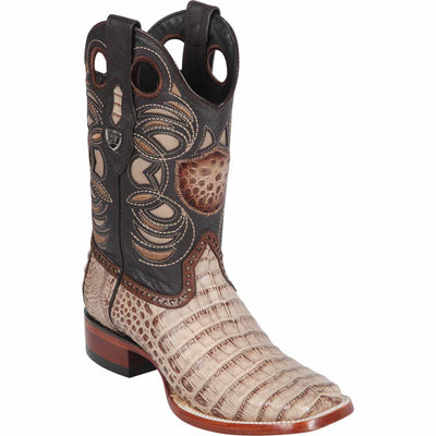 Men's Wild West Caiman Belly Ranch Toe Boots 282482 4 28248203-060  - from alligatorwarehouse.com