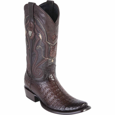 Men's Wild West Caiman Belly Skin Dubai Toe Boots 27982 3 2798205-060  - from alligatorwarehouse.com