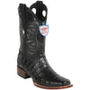 Men's Wild West Caiman Belly Skin Rodeo Toe Boots 281882 2 28188203-060  - from alligatorwarehouse.com
