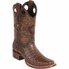 Men's Wild West Caiman Belly Skin Rodeo Toe Boots 281882 3 28188203-060  - from alligatorwarehouse.com