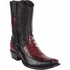 Men's Wild West Caiman Belly with Deer Dubai Toe Short BootS 279BF82 6 279BF8205-060  - from alligatorwarehouse.com