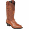 Men's Wild West Caiman Hornback Skin Yellow Gold J Toe Boots 29902-A 2 2990202-060  - from alligatorwarehouse.com
