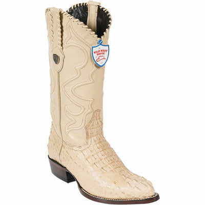 Men's Wild West Caiman Hornback Skin J Toe Boots 29902-B 1 2990211-060  - from alligatorwarehouse.com