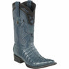 Men's Wild West Caiman Tail Skin 3X Toe Boots 29501-B 5 2950107-060  - from alligatorwarehouse.com