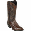 Men's Wild West Caiman Tail Skin J Toe Boots 29901-A 6 2990102-060  - from alligatorwarehouse.com