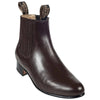 Men's Wild West Deer Skin Round Toe Charro Short Boots 26151 4 2615104-060  - from alligatorwarehouse.com