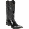 Men's Wild West Eel Skin 3X Toe Boots 29508 2 2950803-060  - from alligatorwarehouse.com