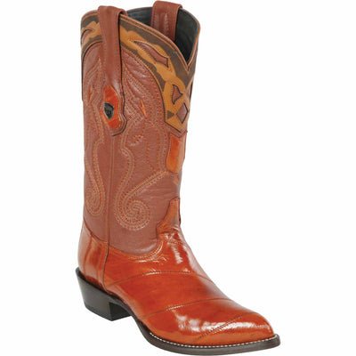 Men's Wild West Eel Skin J Toe Boots 29908 1 2990803-060  - from alligatorwarehouse.com