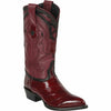 Men's Wild West Eel Skin J Toe Boots 29908 3 2990803-060  - from alligatorwarehouse.com