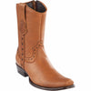 Men's Wild West Genuine Leather Dubai Toe Short Boots 279B27 3 279B2705-060  - from alligatorwarehouse.com