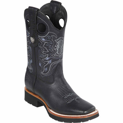 Men's Wild West Genuine Leather Ranch Toe Boots 2823E27 1 2823E2705-060  - from alligatorwarehouse.com