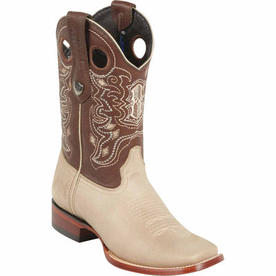 Men's Wild West Genuine Leather Ranch Toe Boots 282427 3 28242705-060  - from alligatorwarehouse.com
