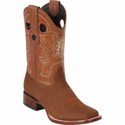 Men's Wild West Genuine Leather Ranch Toe Boots 282463 1 28246350-060  - from alligatorwarehouse.com