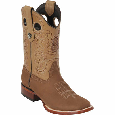 Men's Wild West Genuine Leather Ranch Toe Boots 282463 3 28246350-060  - from alligatorwarehouse.com