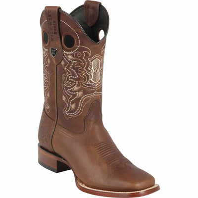Men's Wild West Genuine Leather Ranch Toe Boots 282499 1 28249940-060  - from alligatorwarehouse.com