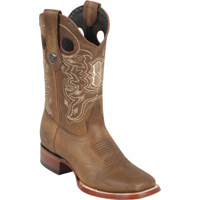 Men's Wild West Genuine Leather Ranch Toe Boots 282499 2 28249940-060  - from alligatorwarehouse.com