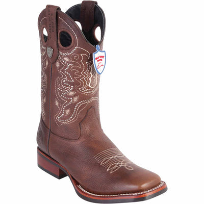 Men's Wild West Genuine Leather Ranch Toe Boots 282527 2 28252705-060  - from alligatorwarehouse.com